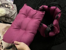 Сумка-переноска для собак и кошек автомобильная переноска автокресло для собак 45 х 30 х 37 см Темно-серый фото от покупателей 16