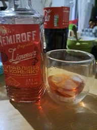 Настоянка Nemiroff Журавлина на коньяку 0.5 л 21% (4820181420529)