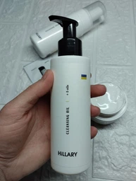 Набір Hillary Покроковий догляд за обличчям нормального типу шкіри: Гідрофільна олія + Очищуюча пінка + Тонік + Гіалуронова сироватка + Крем K-11-163 фото від покупців 7