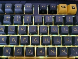 Механічна бездротова (Bluetooth +2.4G) з HOT SWAP клавіатура AKKO 5087B Plus Black & Gold 87Key, CS Silver, УКР/АНГЛ, RGB, Чорний фото від покупців 7