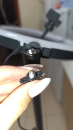 Кольцевая светодиодная цветная лампа RGB LED MJ26 Набор блогера селфи кольцо со штативом Мультиколор 26 см фото от покупателей 9