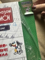 Багаторазові прописи з канавкою. Літери