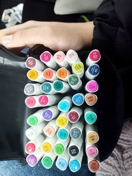 Двосторонні маркери для малювання та скетчингу Touch Multicolor набір на спиртовій основі 40 штук