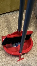 Набор для уборки Vileda совок с длинной ручкой + метла Vileda Dustpan & Broom (4023103158313) фото от покупателей 3