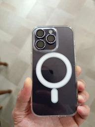 Чехол-накладка прозрачный силиконовый MagSafe для IPHONE 14 Pro фото от покупателей 2