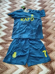 Форма футбольна дитяча Lion SPORT Ronaldo (Роналдо) Al-Nasr «Аль-Наср» 2024, 28- 150-155, синій фото от покупателей 5