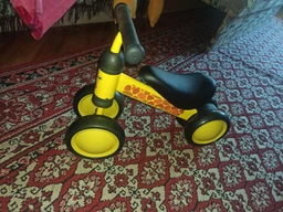 Беговел четырехколесный TILLY Goody T-212525 Giraffe Желтый со стальной конструкцией и EVA колесами 15 см