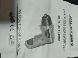 Акумуляторна викрутка 4.8V + 47 насадок у валізі, електровикрутка-шуруповерт з розкладною ручкою RD00-35, Сірий