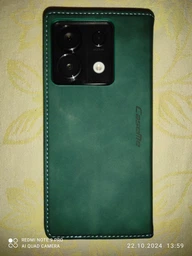 Чохол-книжка CaseMe із нубуку для Xiaomi Redmi Note 13 Pro 5G Темно-коричневий