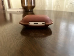 Шкіряний чохол MERE для Apple AirPods Pro 2 Шоколадний