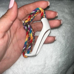 Ремешок нейлоновый MRK для фитнес браслета Xiaomi Mi Band 3 4 5 6 7 Single Melange красно-черный (mrk2255) фото от покупателей 3