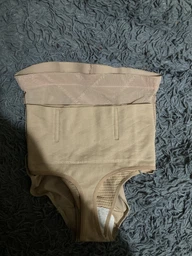 Утягивающие корректирующие трусики с высокой посадкой Nud Бежевые M (N03005) фото от покупателей 11