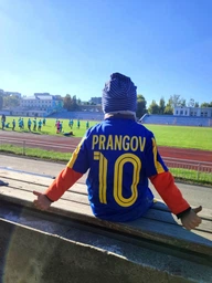 Футбольна форма дитяча збірної України з вашим прізвищем та номером, колір, жовтий/синій, на зріст 125-130 вік 8-10 років (PS128/YB) фото від покупців 1