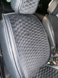 Накидки чехлы на сиденье для TOYOTA COROLLA XI 2012-2018 AUAU Romeo черные фото от покупателей 4