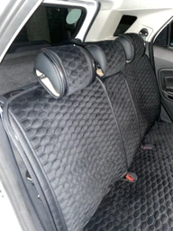Накидки чехлы на сиденье для TOYOTA COROLLA XI 2012-2018 AUAU Romeo черные фото от покупателей 1