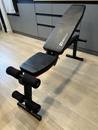 Скамья тренировочная Hop-Sport HS-1010 Pro универсальна для жима и пресса фото от покупателей 2