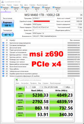 Накопичувач SSD 1TB MSI Spatium M460 M.2 2280 PCIe 4.0 x4 NVMe 3D NAND TLC (S78-440L930-P83) фото від покупців 4