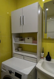 Тумба під пральну машину Forte Anders 640х1900х250 Дуб сонома (id27-0000-107-sonoma)