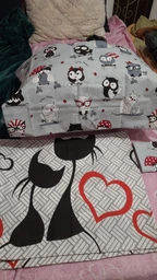 Набір наволочок Moon&Star Бязь Gold Люкс Love Cats 50х50 2 шт (MS-840000266) фото від покупців 1