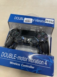 Беспроводной джойстик геймпад PS4 Doubleshock PS 4 c двойной вибрацией для приставки и компьютера wireless controller Bluetooth Black