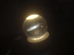 Ночник, декоративный 3D хрустальный шар "Солнечная система" с Led подсветкой (GAL-3D) фото от покупателей 1