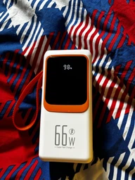 Повербанк MXH 70000 mAh 66W з ліхтариком - Білий