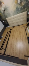 Ліжко Двоспальне Chester Comfort 180 х 200 см Fly 2223 З підйомним механізмом та нішою для білизни Бордове фото від покупців 1