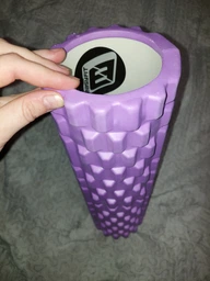 Массажный ролик Grid Roller YogaLife 45х14 см оранжевый (роллер, валик, цилиндр для МФР и йоги, массажер для спины, ног, рук, шеи) YL-GR2.1-Or фото от покупателей 5