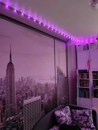 Розумна світлодіодна LED гірлянда Smart Роса стрічка 10 метрів музична RGB 5050 з Bluetooth додатком водостійка від USB з мікрофоном фото від покупців 19