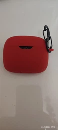 Силиконовый чехол для JBL Tune Beam TWS черный (чехол + карабин)