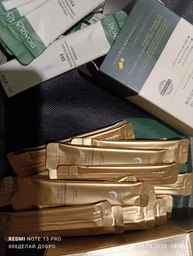 Набор ночных масок для лица Venzen Gold Bird's Nest Mask 20 шт по 4 мл (6941349347712/6975239991969) фото от покупателей 2