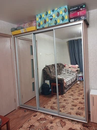 Шафа-купе IDEA серія 7 210 x 45 x 210 см Антрацит Дзеркало
