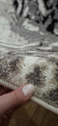 Килим з низьким ворсом Soft Shine 1.5х2.3 м. бежевий з сірим 08828B фото від покупців 4