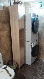 Пенал для ванной MO-001 300х1900х300 мм Бетон, Nikoshop фото от покупателей 4