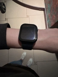 Защитный чехол со стеклом для для Apple Watch 4/5/6/SE/SE 2 (44 мм) Black фото от покупателей 1