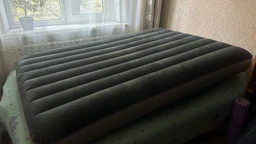 Надувной матрас Intex Downy Airbed 152 х 203 х 25 см Зеленый (64779) фото от покупателей 3
