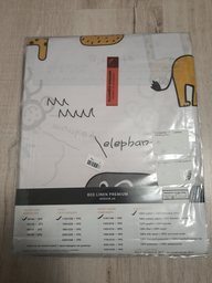 Комплект постільної білизни MirSon Бязь 17-0132 Lion King 110х140 см (2200001636859)