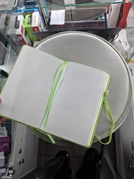 Книга записна Buromax Etalon 125х195мм 96 аркушів у лінію обкладинка зі штучної шкіри салатовий (BM.291260-15) фото від покупців 5