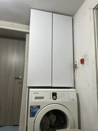 Шафа для пральної машинки та унітазу, ШВК - 9, колір Білий