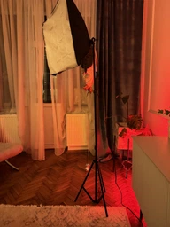 Комплект постоянного света: софтбокс 50×70 см, LED лампа 150 W с пультом, штатив 2,2м