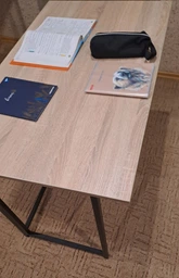 Стіл розкладний Моріс Ferrum-decor 750x1000x600 Чорний метал ДСП Кашемір 16 мм (MORI1013) фото від покупців 1