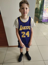Форма баскетбольна дитяча Lion NBA LAKERS BRYANT 24 колір жовтий ХS - на 6-8 років, зріст 120-125 (CO-2266-XS)
