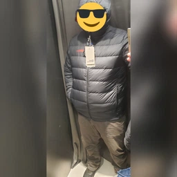 Пуховик зимний короткий мужской Jack Wolfskin Ather Down Hoody M 1207671-6000 2XL Черный (4064993897371) фото от покупателей 1