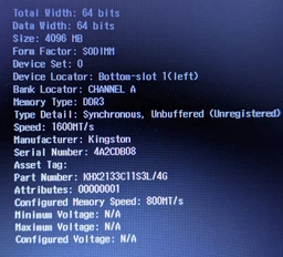 Оперативная память DDR3 1333 8Gb для ноутбука PC3-10600 SoDIMM 1.5v CYBORG&nbsp;CB1333D3S9/8 (776731) фото от покупателей 4