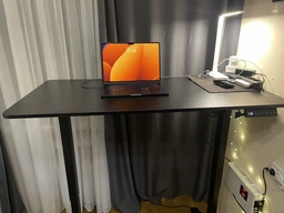 Стіл Mealux PowerDesk Lite Mahogany з електрорегулюванням висоти (арт. EVO-201 Lite Mahogany/B)