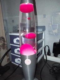 Настольная Лава лампа с воском LAVA LAMP 41см Красная фото от покупателей 3