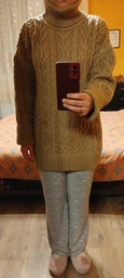 Светр ART KNIT Олівія молочний, oversize 032218 фото від покупців 9