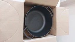 Каструля чавунна Brizoll Casserole 4 л з чавунною кришкою-сковородою чорна (91-90-P-4L-2) фото від покупців 8