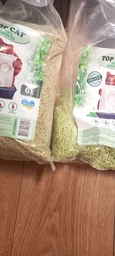 Наполнитель соевый Зеленый Чай для кошачьего туалета Top Cat Тофу Green Tea 6 л / 2,6 кг (4820169480507) фото от покупателей 1