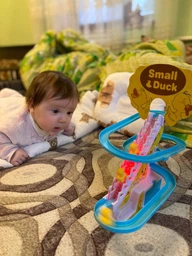 Утята на горке игрушка -трек с подъёмником Small-Duck утята катаются с горки интерактивная игрушка для детей